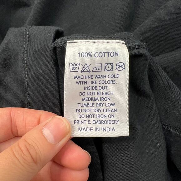 US Polo Assn T Shirt Mens XXL 2XL Black Graphic Ride & Play Biker USA Flag Tee - Picture 8 of 11